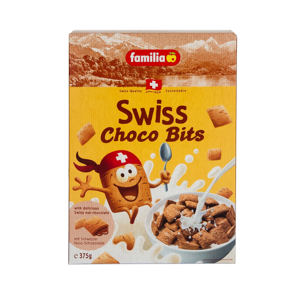 اشتري قم بشراء فاميليا قطع الشوكولاتة السويسرية ، 375 جم Online at Best Price من الموقع - من لولو هايبر ماركت Sugar&Choco Cereals في الامارات