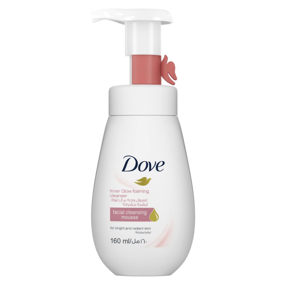 Dove Inner Glow Facial Cleansing Mousse 160 ml