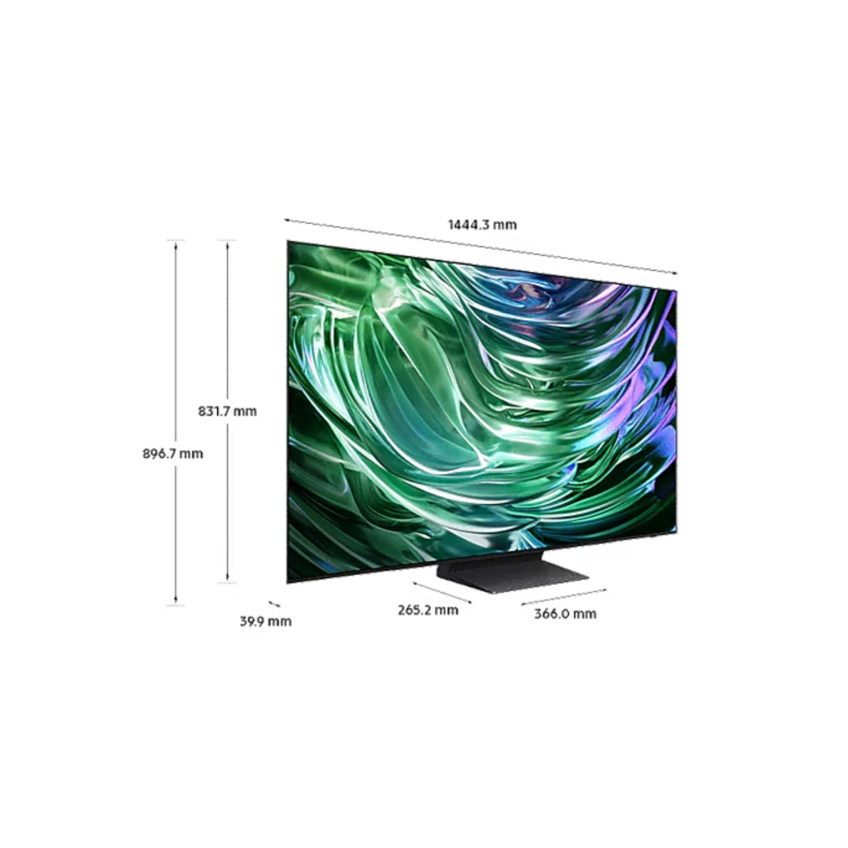 Samsung 65 inches OLED 4K Smart TV, Black, QA65S90DAUXZN