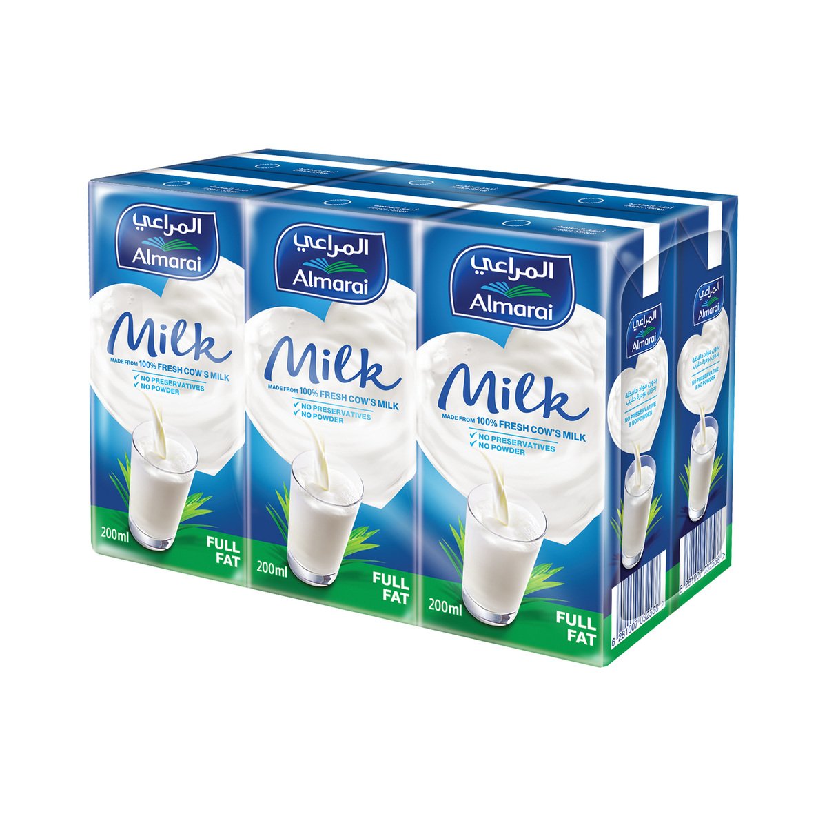 Almarai Milk Full Fat 18 x 200 ml