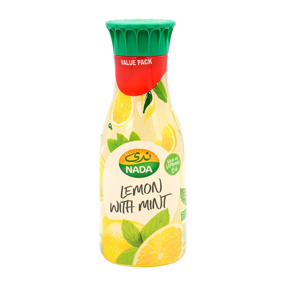 Buy Nada Lemon with Mint Juice Value Pack 1.3 Litres Online at Best Price | August Saver Grocery | Lulu KSA in Saudi Arabia