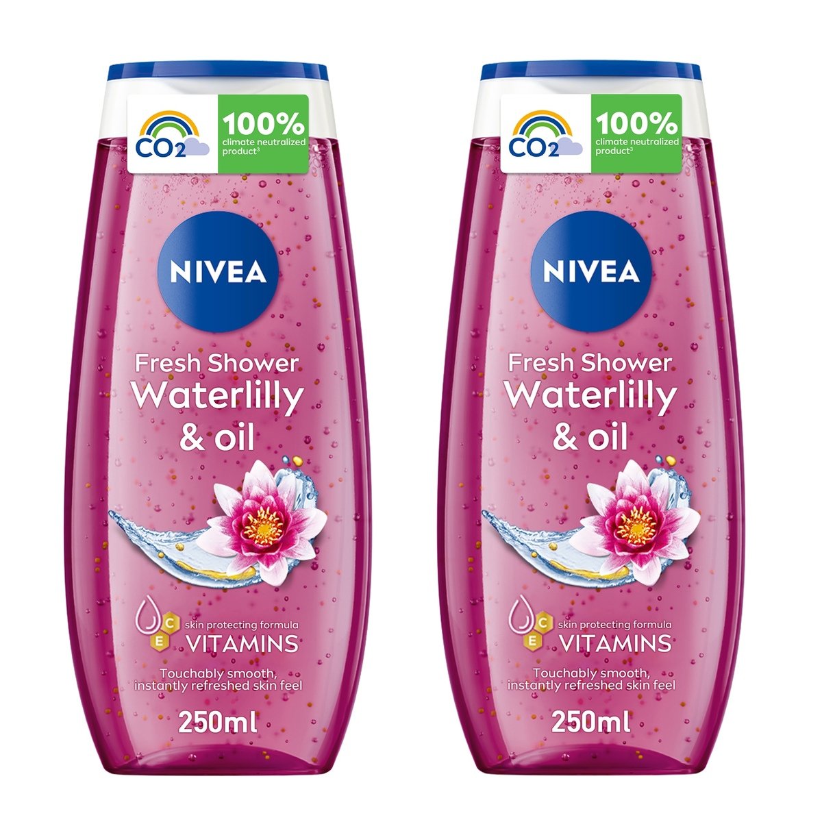 Nivea Shower Gel Waterlily & Oil Value Pack 2 x 250 ml