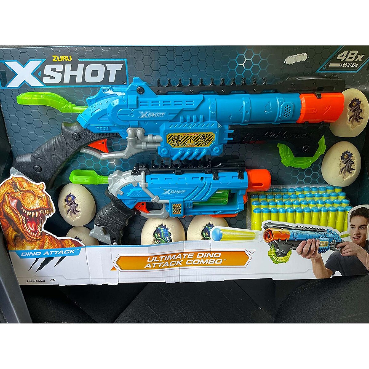 X-Shot Dino Attack Combo Pack Of Hunter And Eliminator, 4859