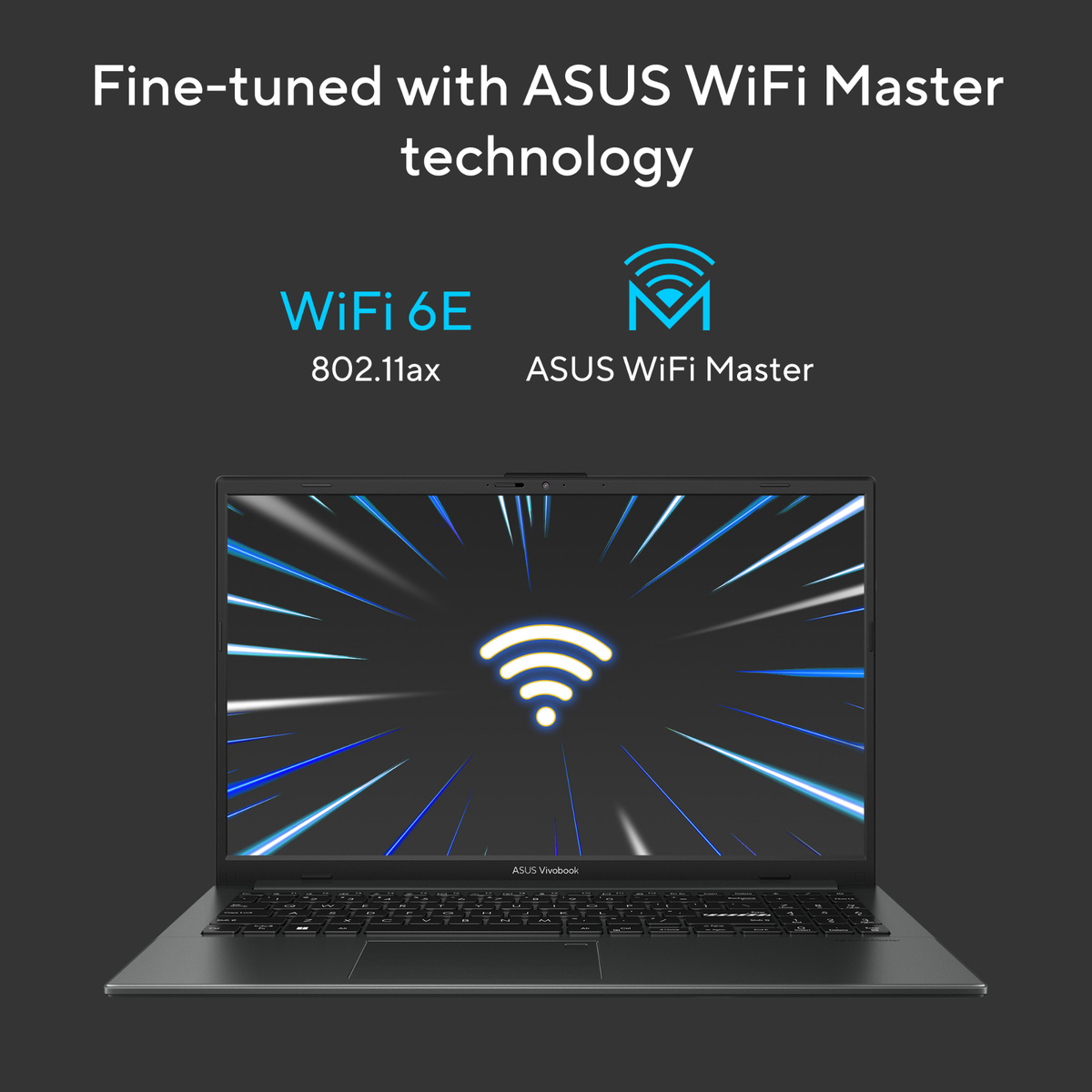 Asus Vivobook Go 15 Laptop, Windows 11 Home, 15.6 inches Full HD, Intel Core i3-N305, 8 GB RAM, 256 GB Storage, Cool Silver, E1504GA-NJ233W