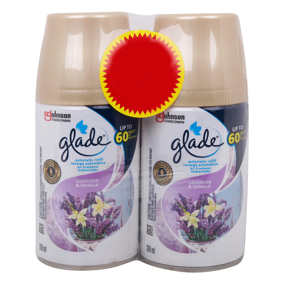 Glade Automatic Refill Air Freshener Spray Value Pack 2 x 269 ml