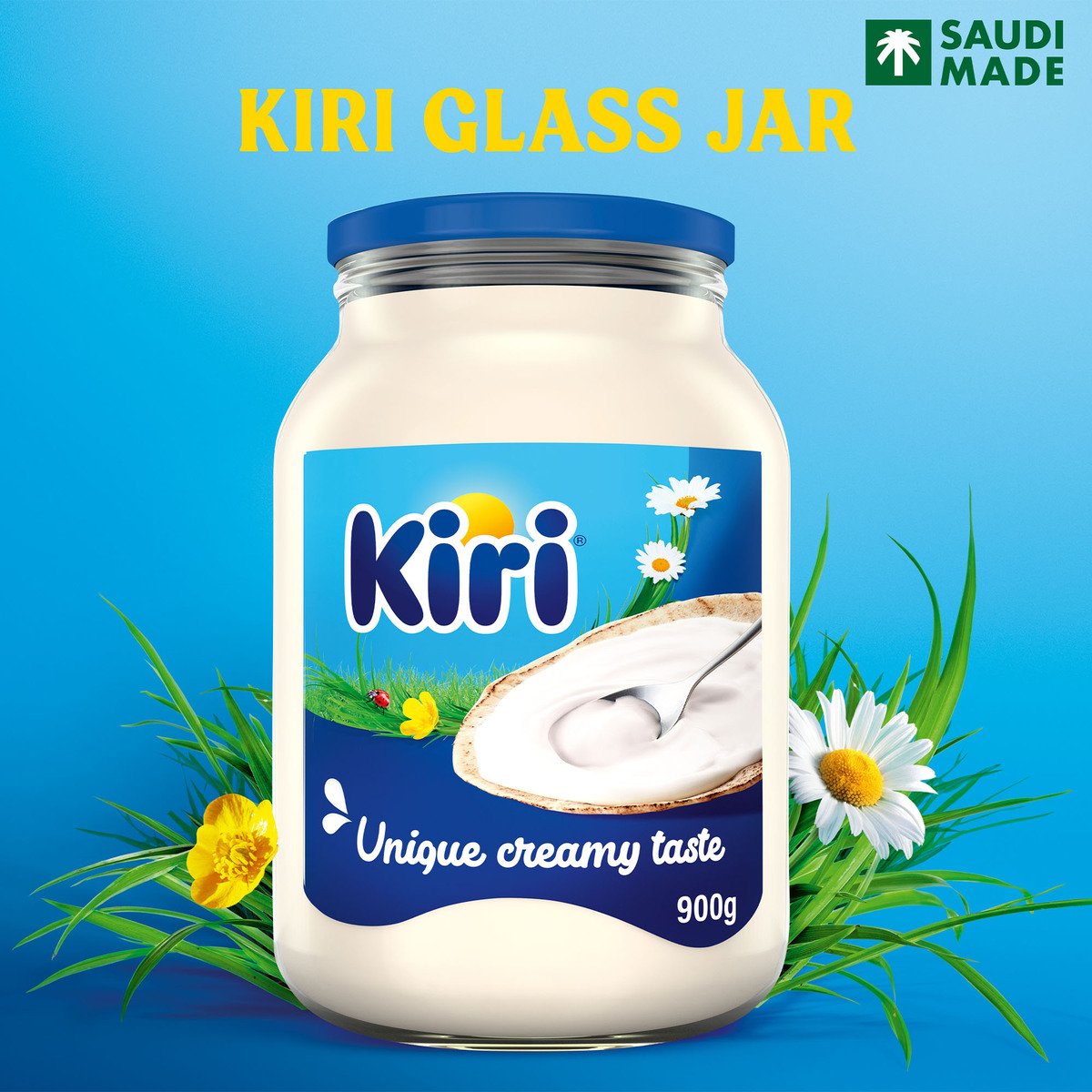 Kiri White Cheese Jar 900 g