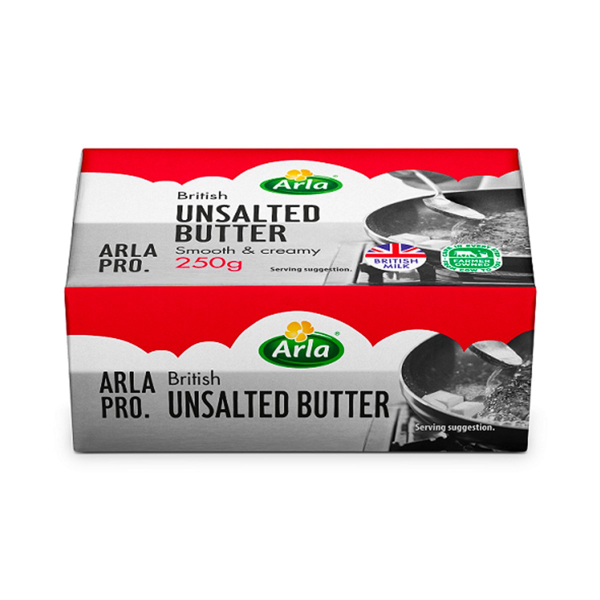 Arla British Unsalted Butter Smooth And Creamy 250g
