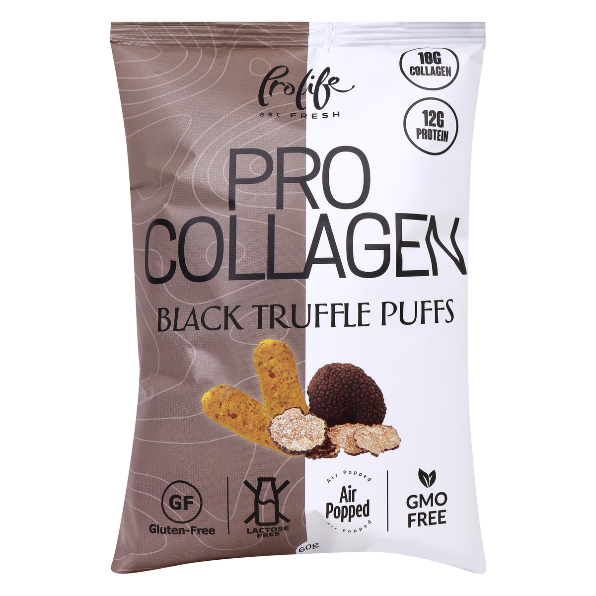 Prolife Pro Collagen Black Truffle Puffs, 60 g