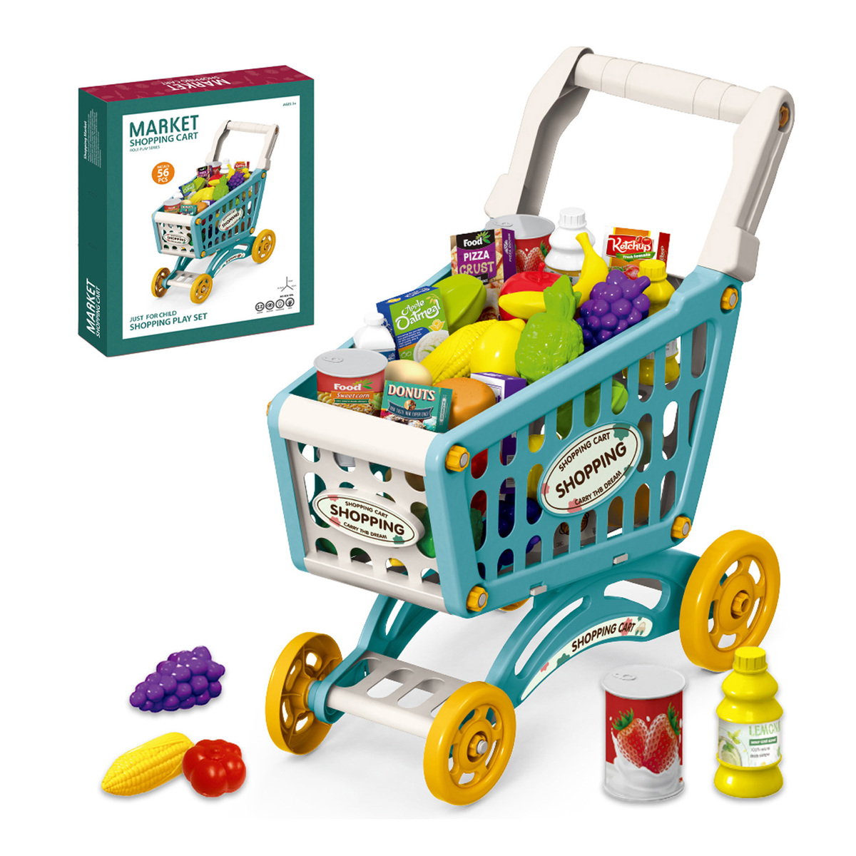 Lovely Baby Shopping Cart Play Set 922-09A