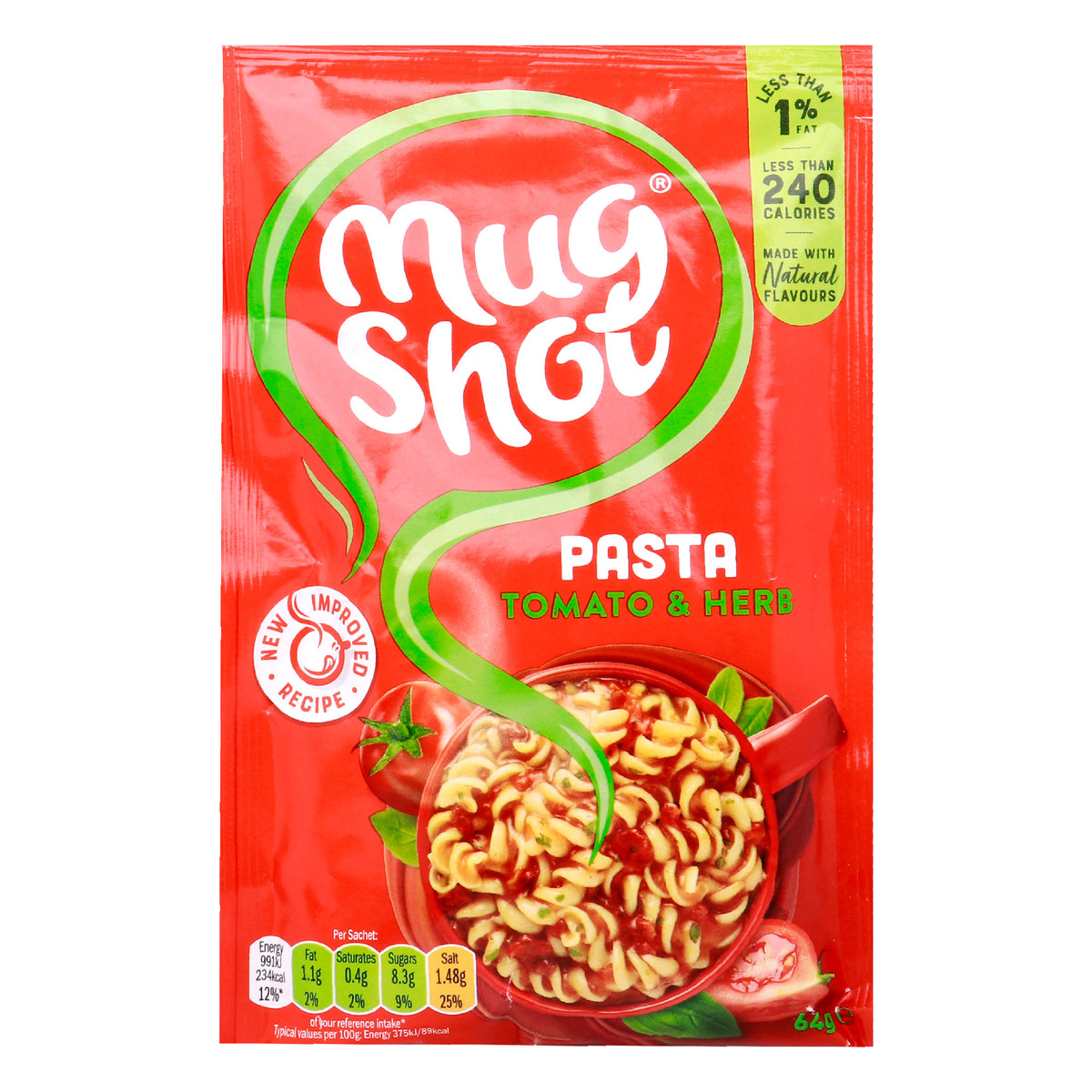 Mug Shot Tomato & Herb Pasta 64 g