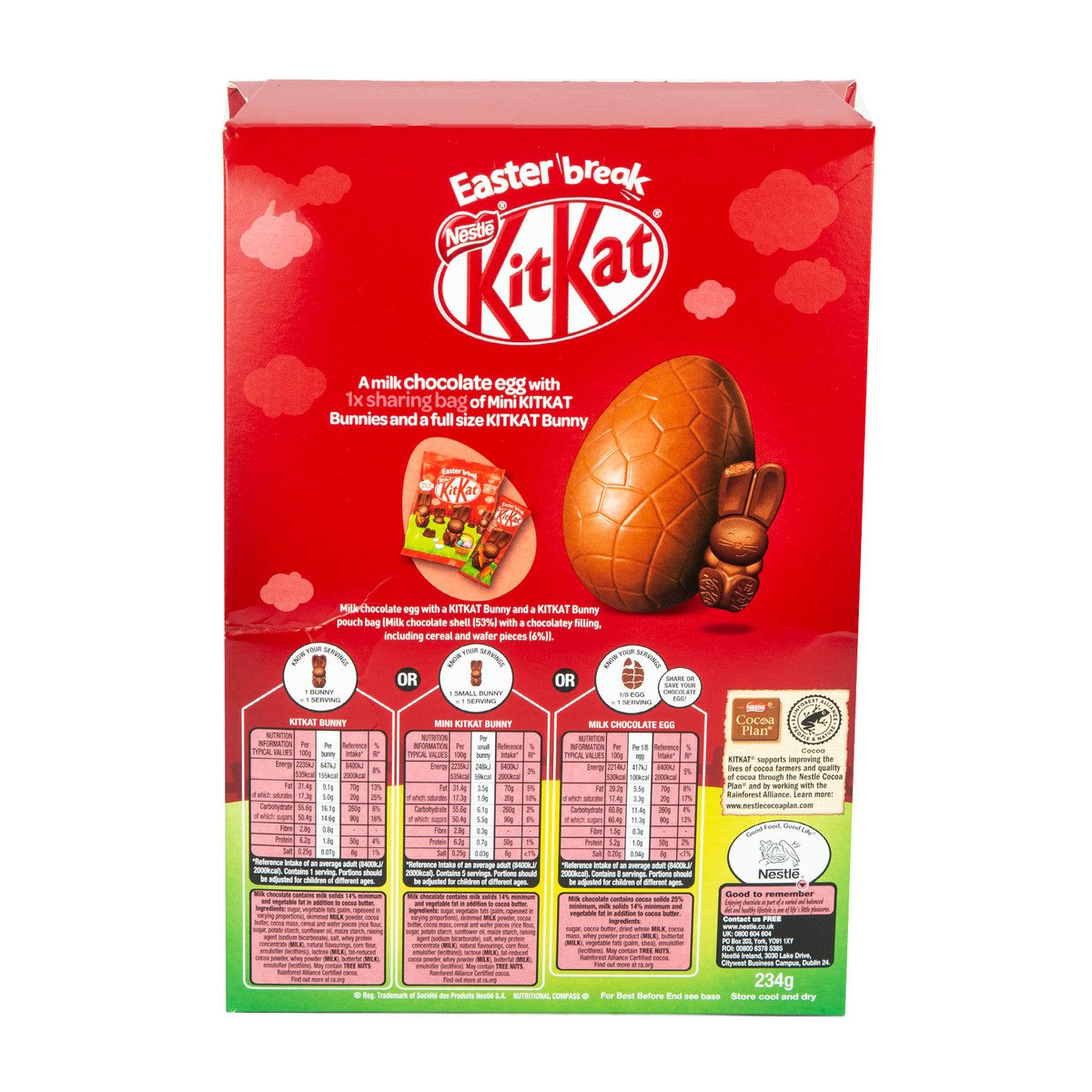 Nestle KitKat Milk Chocolate Egg 234 g