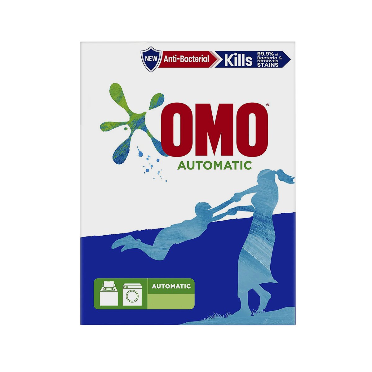 Omo Anti-Bacterial Automatic Washing Powder Value Pack 1.25 kg
