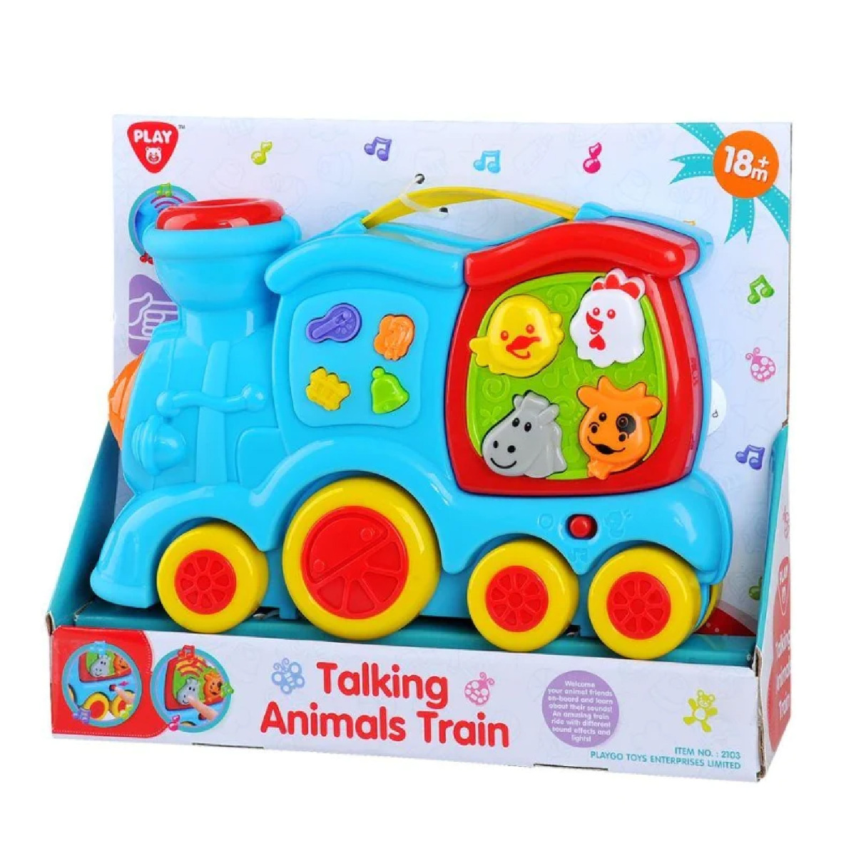 Play Go Talking Animal Train, Multicolour, 2103 Online at Best Price |  Infant Toys | Lulu Qatar