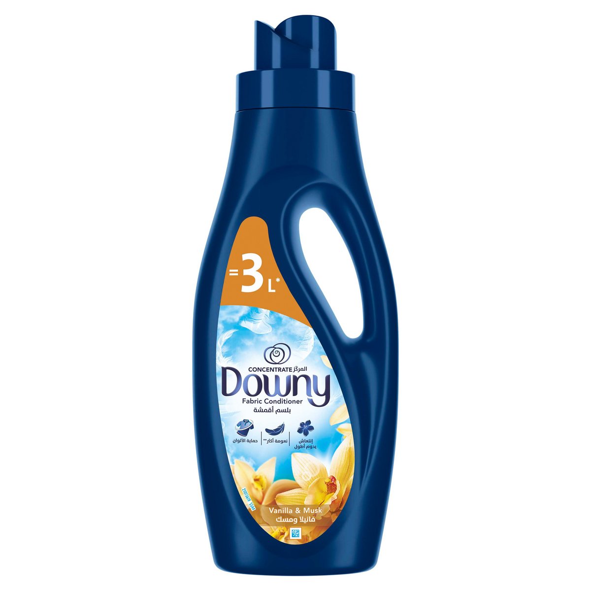 Buy Downy Concentrate Vanilla & Musk Fabric Conditioner 1 Litre Online at Best Price | Fabric softener concentrate | Lulu Kuwait in Kuwait