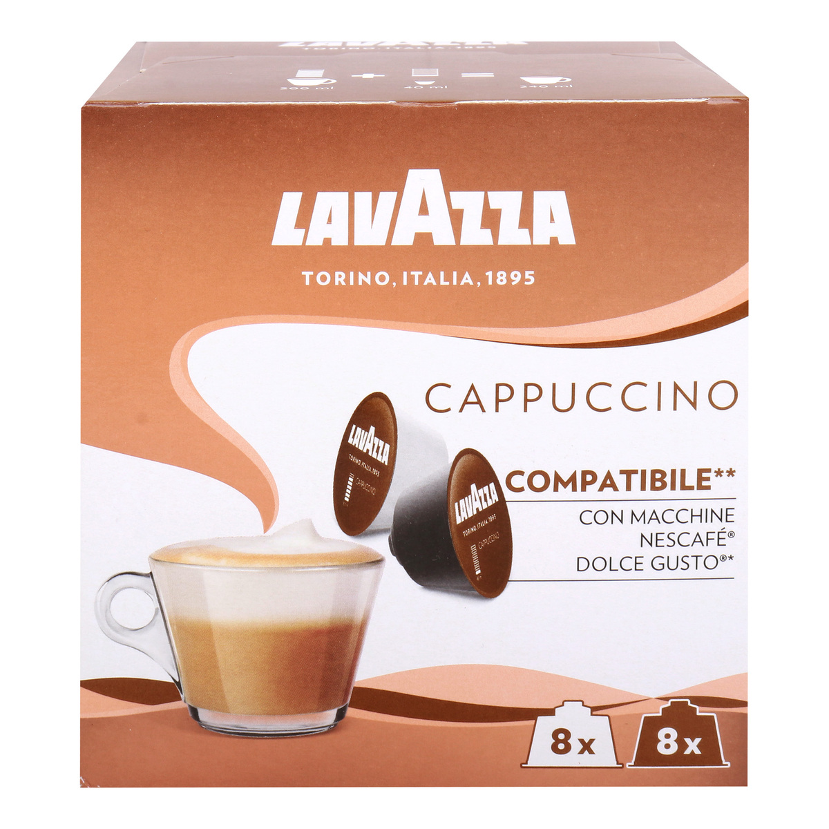 Lavazza Dolce Gusto Cappuccino Coffee Capsule 8 pcs 200 g