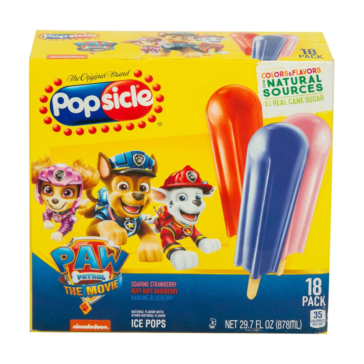 Popsicle Fruit Ice Pops Paw Patrol 18 pcs 878 ml