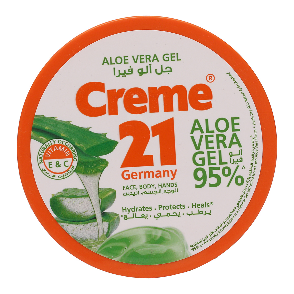 Creme 21 Moisturizing 95% Aloe Vera Gel 300 ml