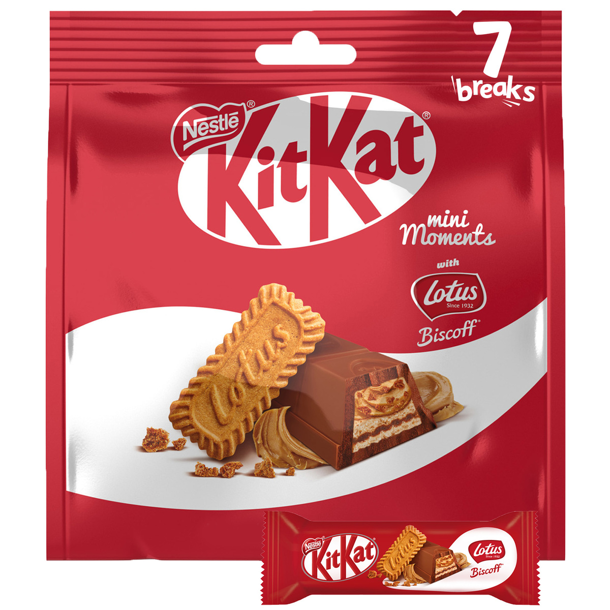 Nestle KitKat Mini Moments Lotus 7 pcs 116.2 g