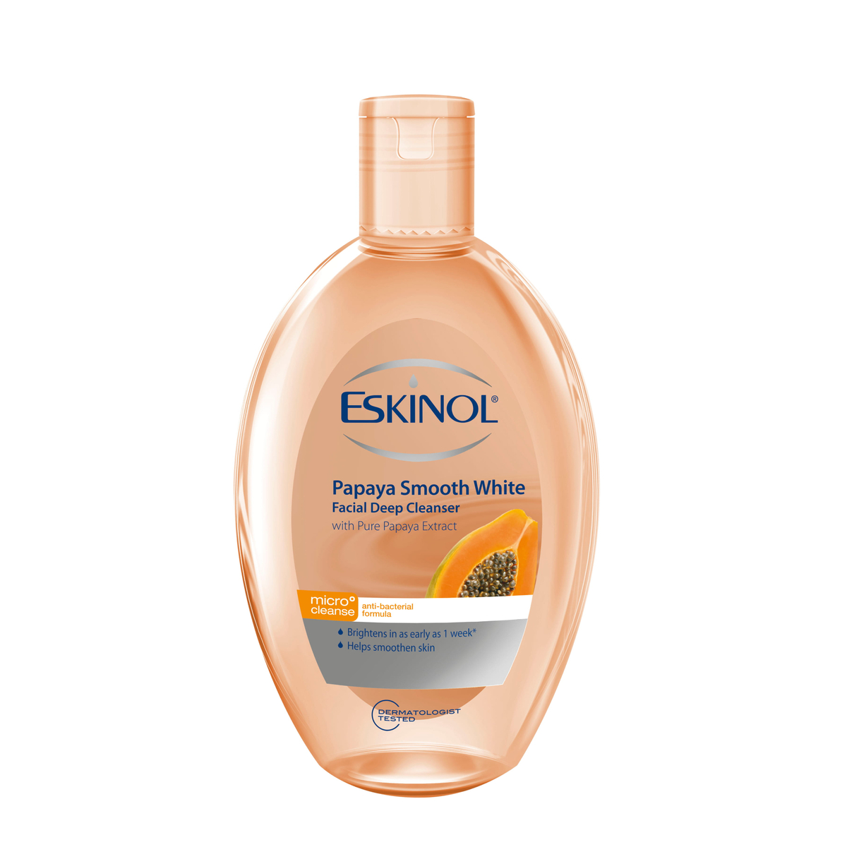 Eskinol Papaya Smooth White Deep Facial Cleanser 225 ml