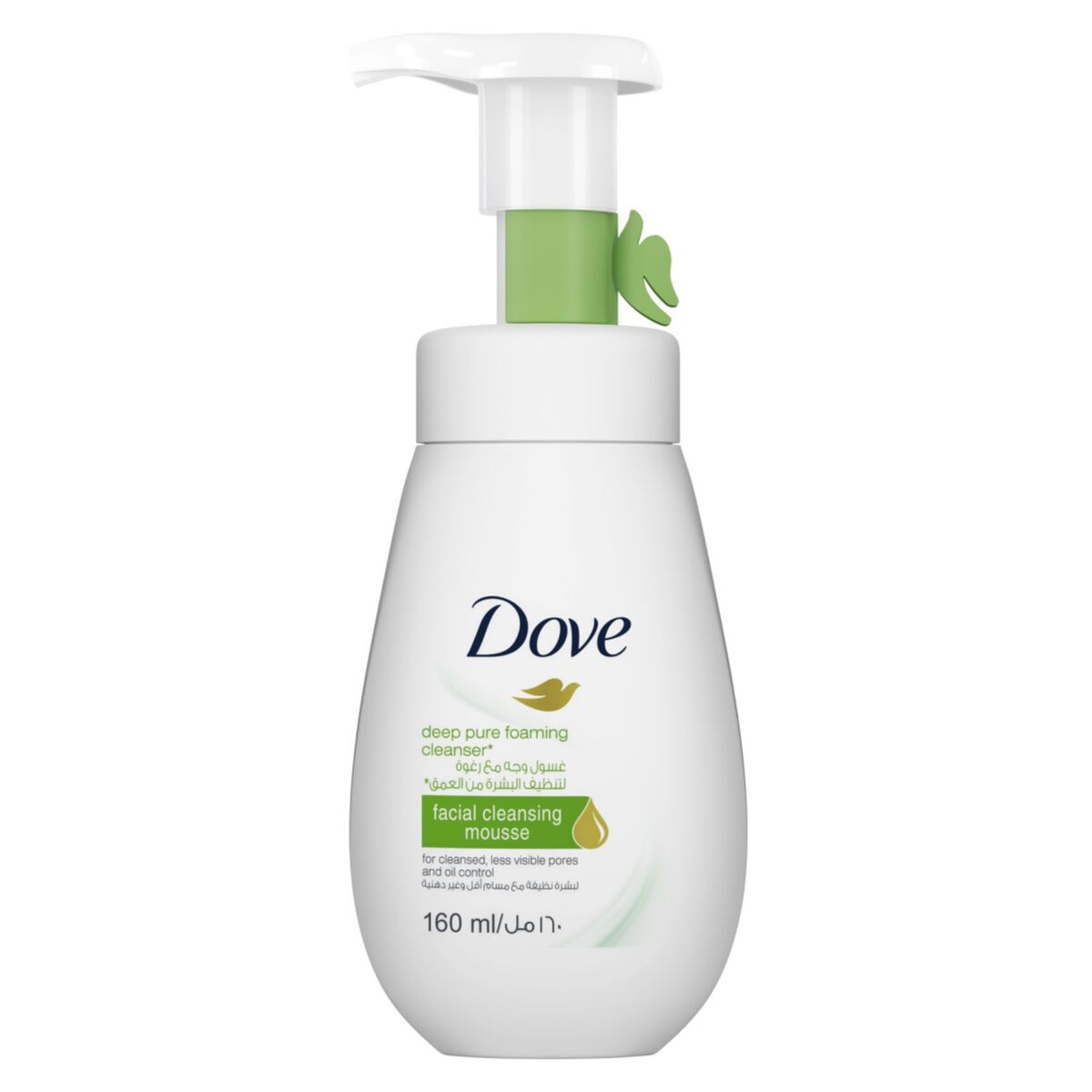 Dove Deep Pure Facial Cleansing Mousse 160 ml