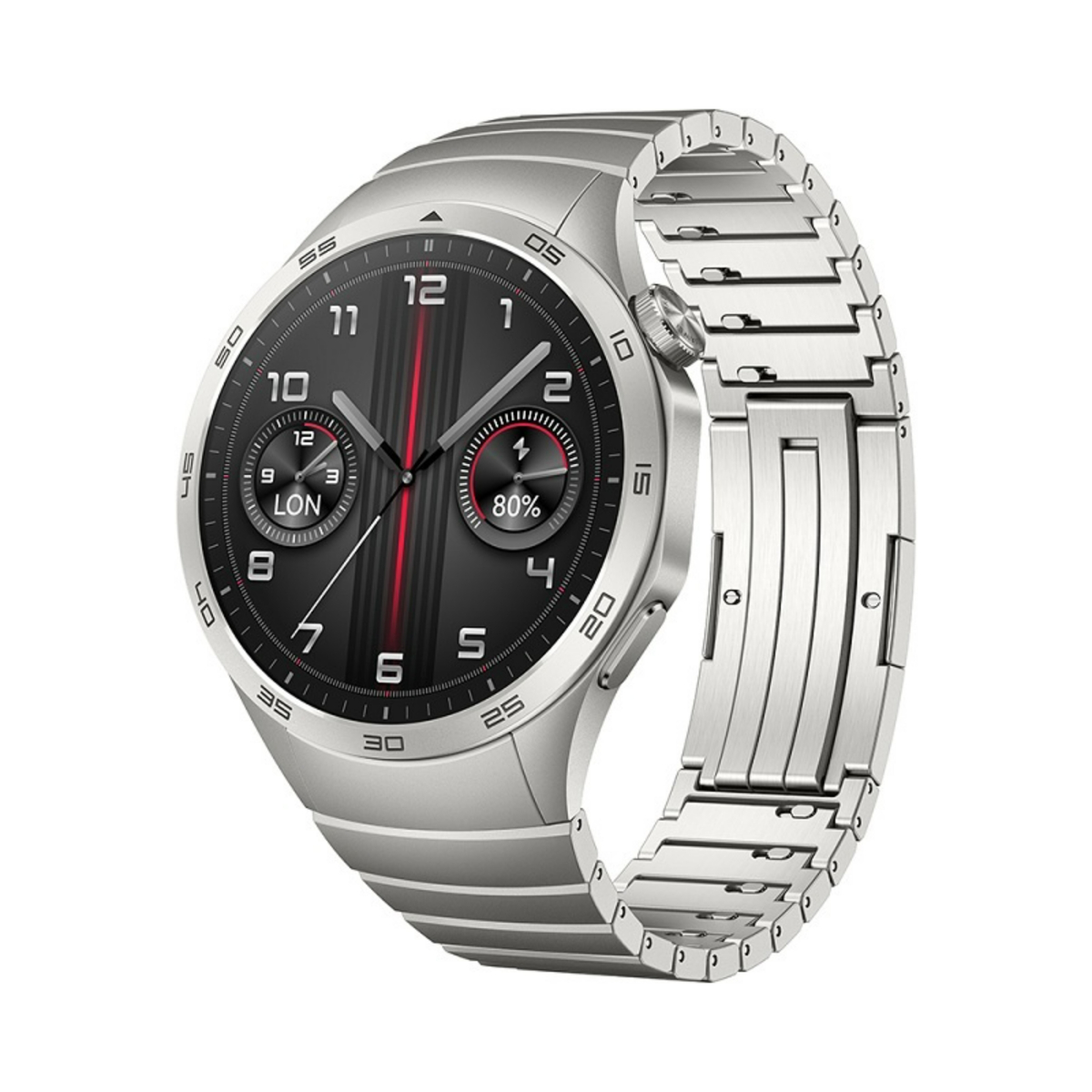 Huawei smart watch GT 4 46 mm, Phoinix-B19F, Grey, Stainless Steel Strap