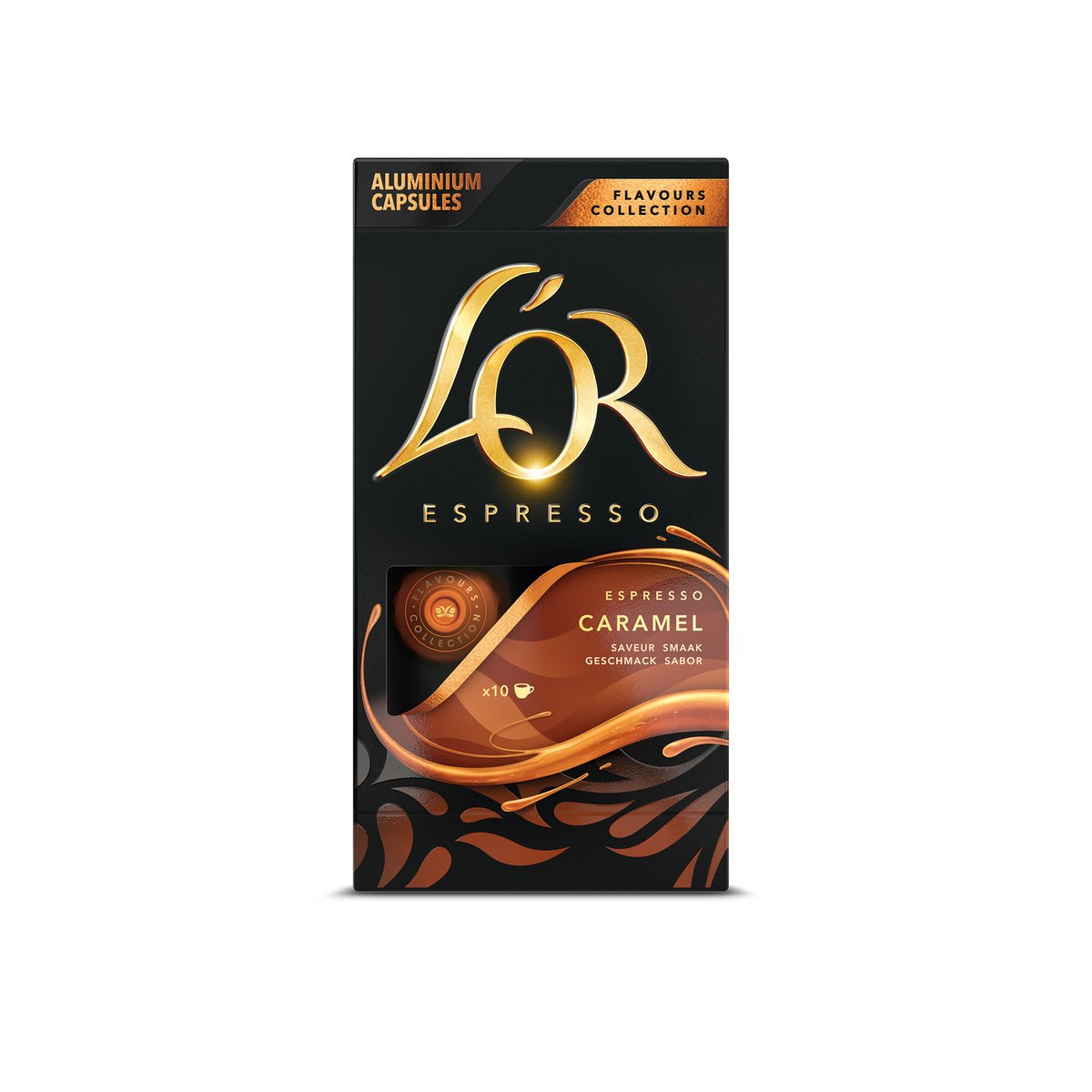 L'Or Espresso Caramel Aluminium Capsules 10 pcs