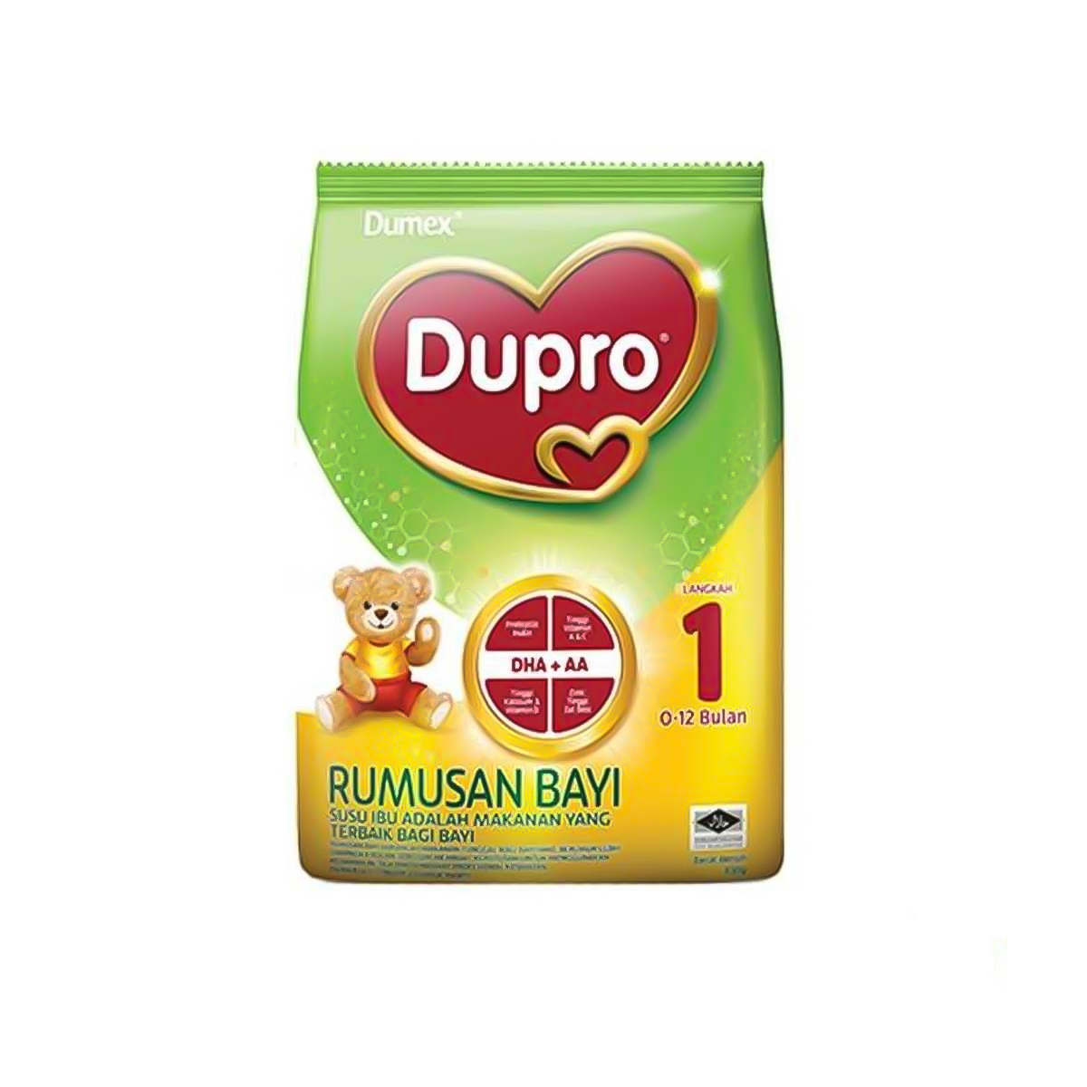 Dupro 1 Infant Formula Rumsan Bayi(0-12Bulan) 850g