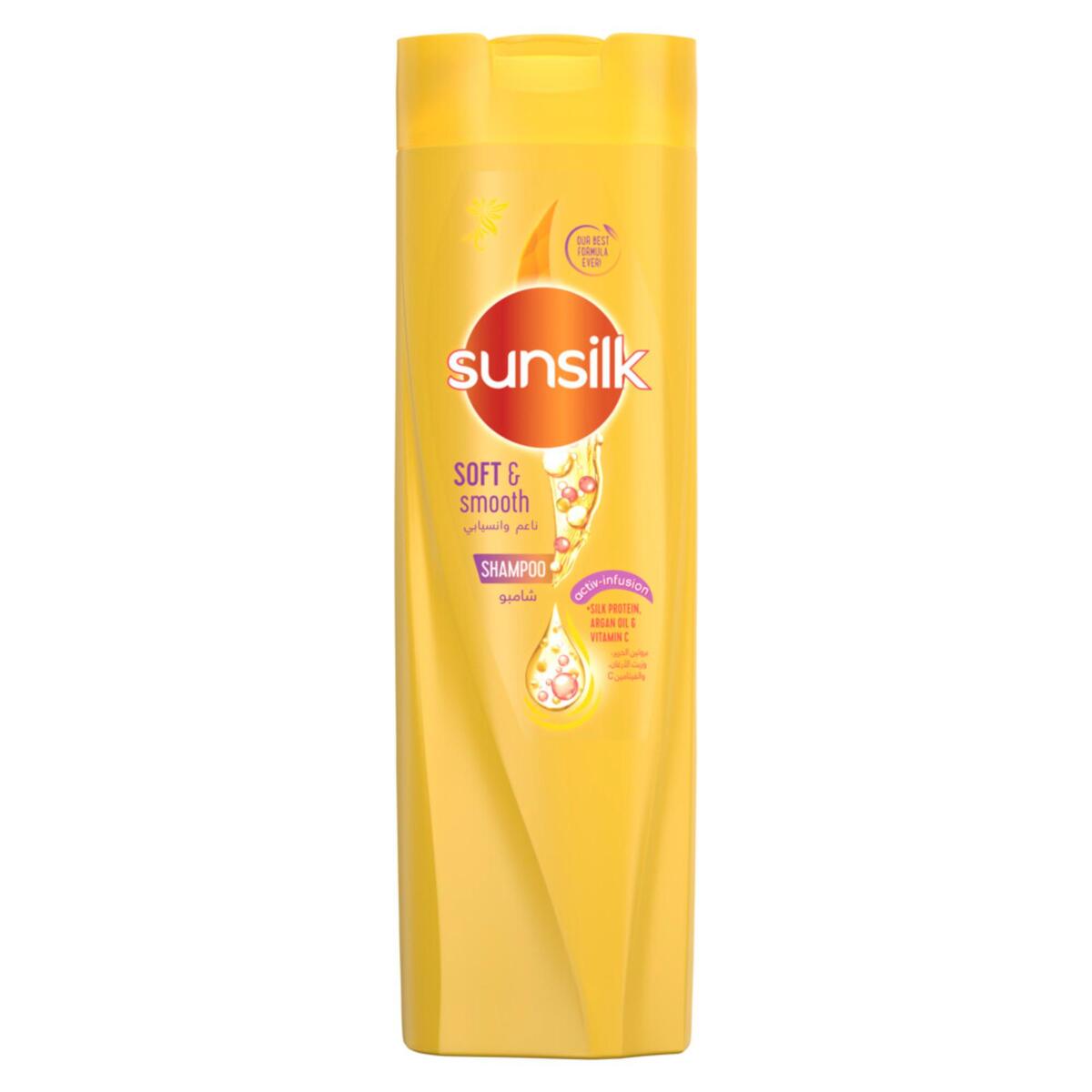 Buy Sunsilk Soft & Smooth Shampoo 400 ml Online at Best Price | Shampoo | Lulu UAE in Saudi Arabia