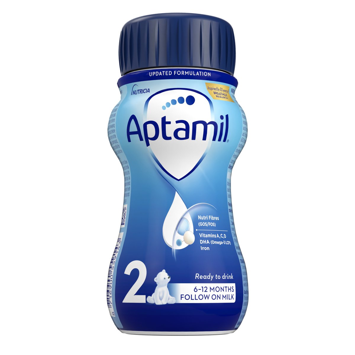 اشتري قم بشراء Aptamil Follow On Milk Formula 6-12 Months 200 ml Online at Best Price من الموقع - من لولو هايبر ماركت Bab.MilkPwdr&Formula في الامارات