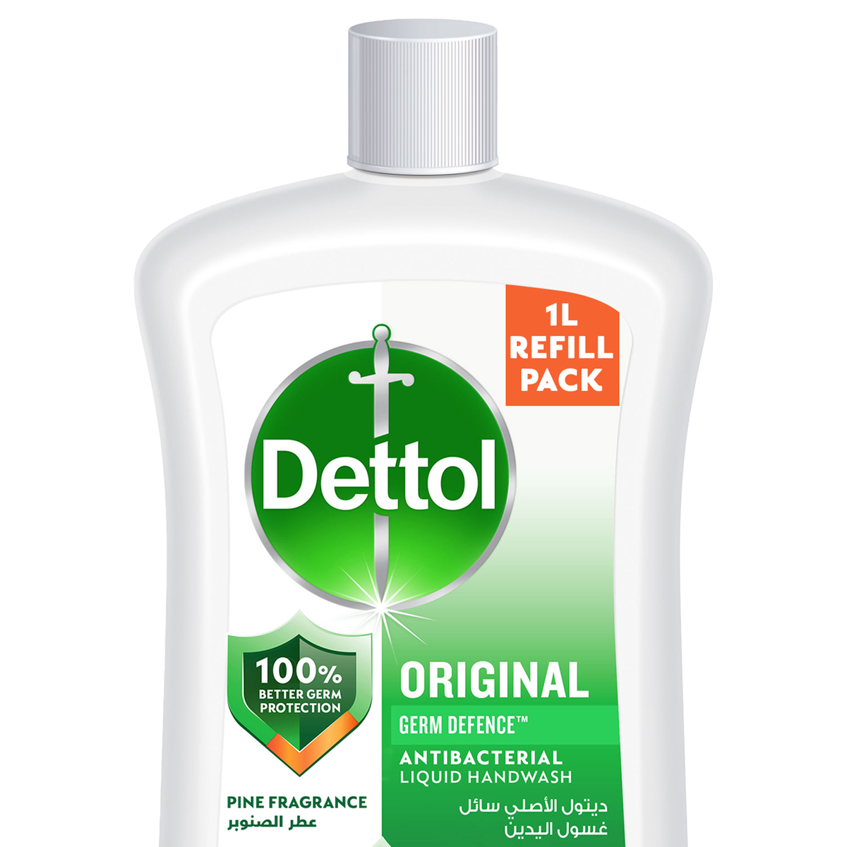Buy Dettol Original Hand Wash Liquid Soap Refill Pine Fragrance 1 Litre Online at Best Price | Liquid Hand Wash | Lulu UAE in UAE