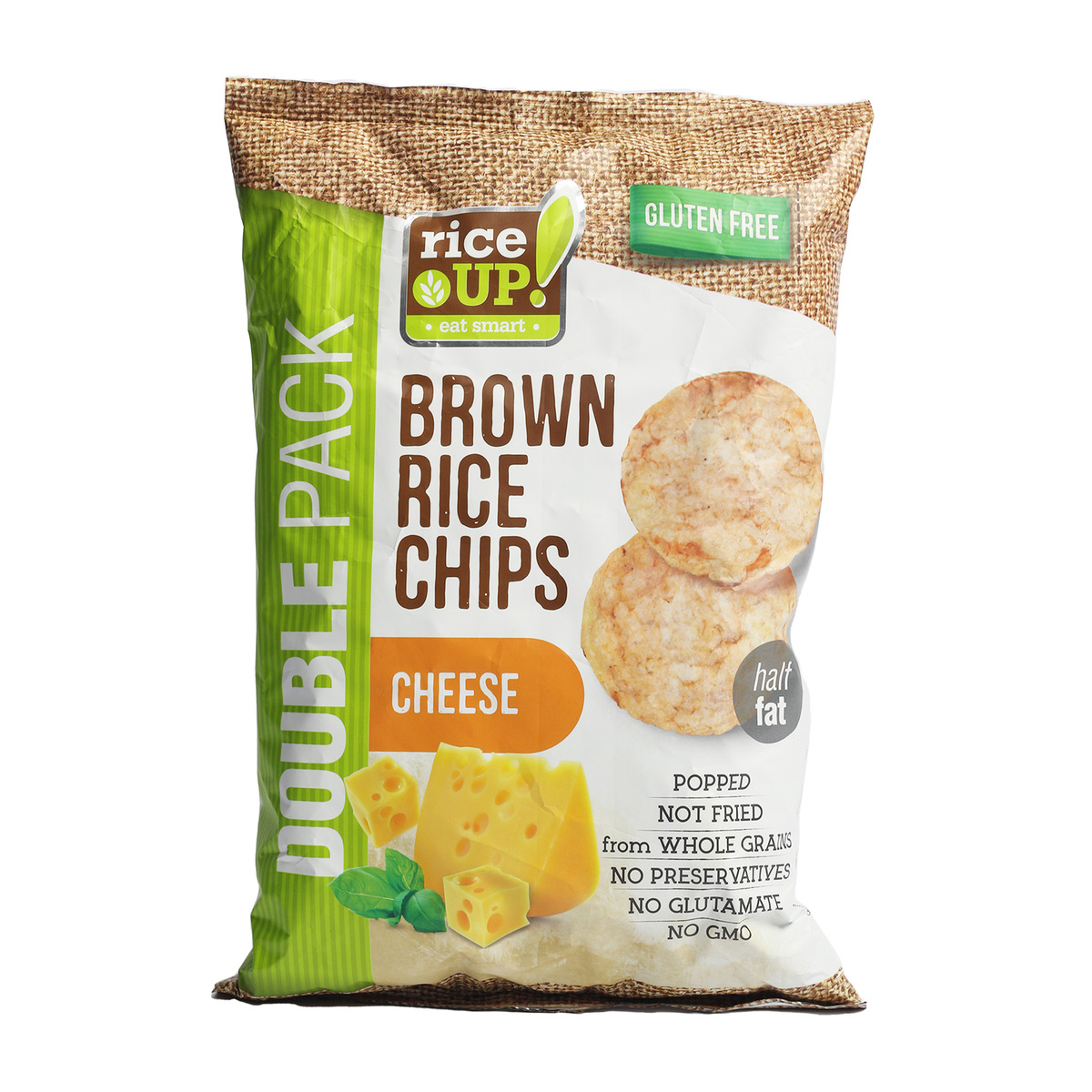 Rice Up Cheese Flavoured Brown Rice Chips 120 g