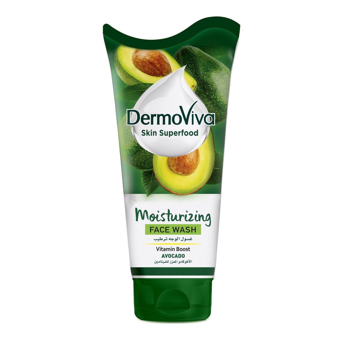 DermoViva Moisturizing Face Wash Vitamin Boost Avocado 150 ml