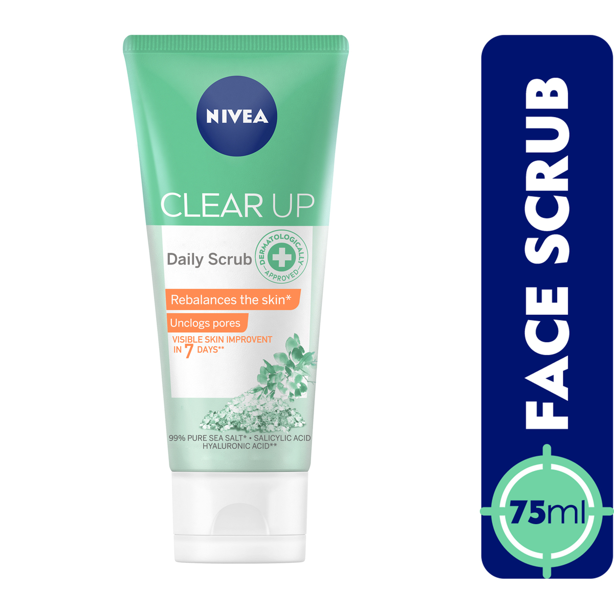 Nivea Face Scrub Daily Exfoliating Clear Up 75 ml