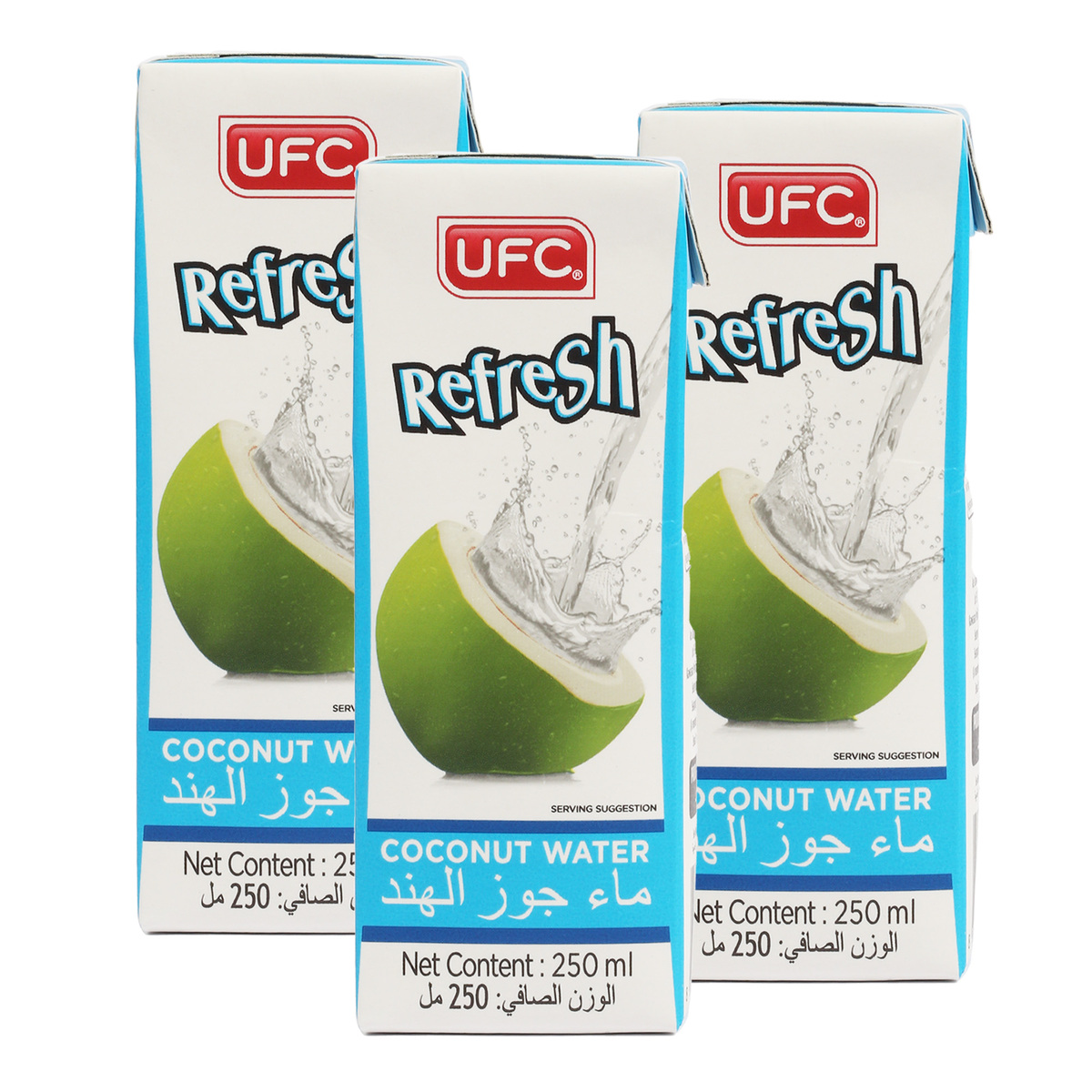 UFC Refresh Coconut Water Value Pack 3 x 250 ml