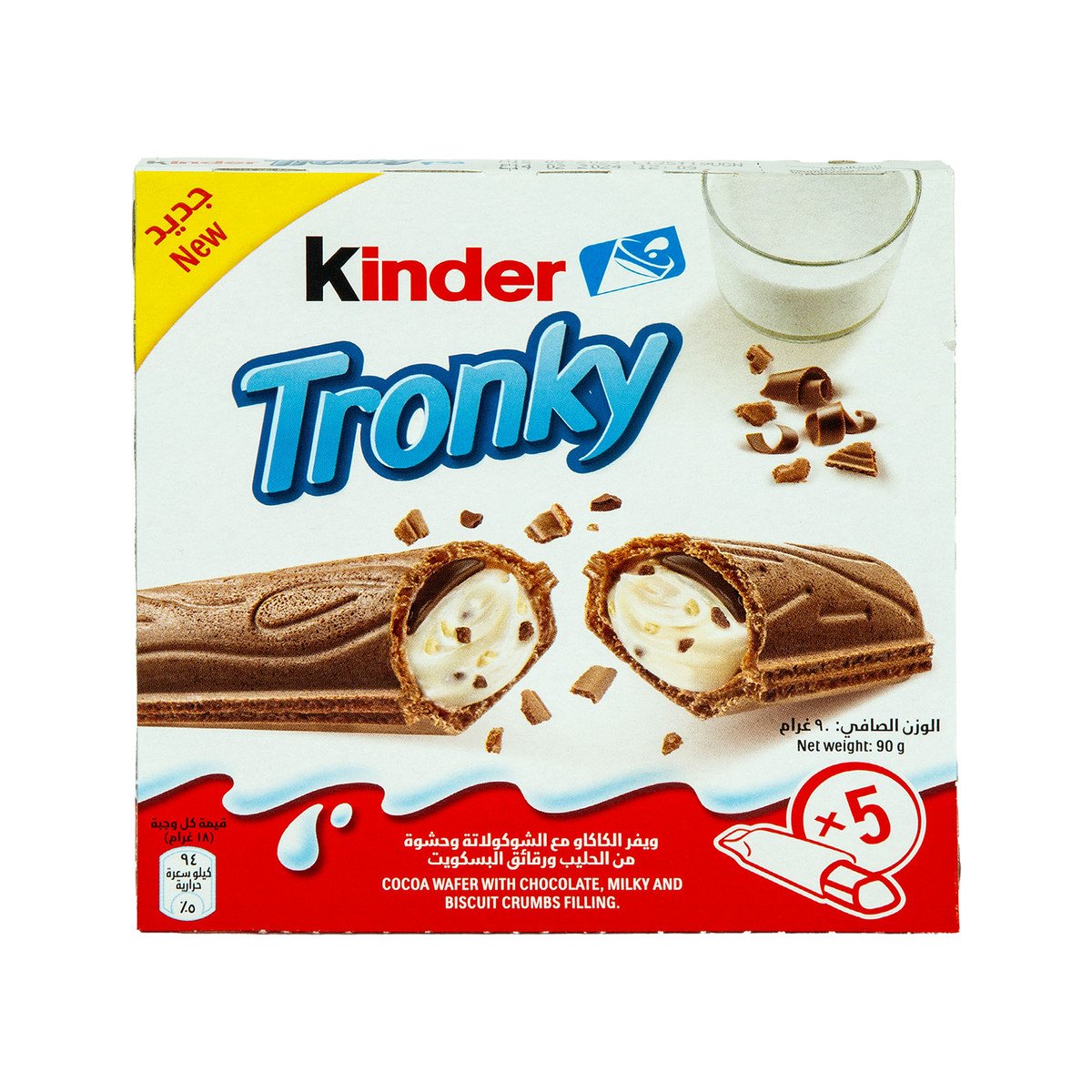 Kinder Tronky Wafer Biscuit 5 x 18 g