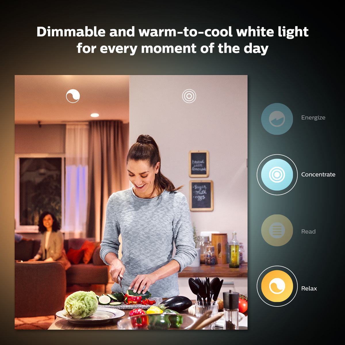 Philips Hue White Ambiance LED Smart Bulb Starter Kit (2 E27 Smart Bulbs, Dimmer switch & Hue Bridge), Multi White, 929002216912