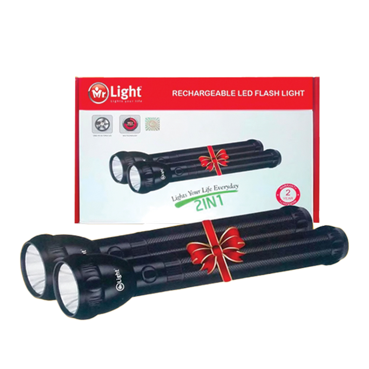 Mr.Light LED Torch 2322 - 2 pc