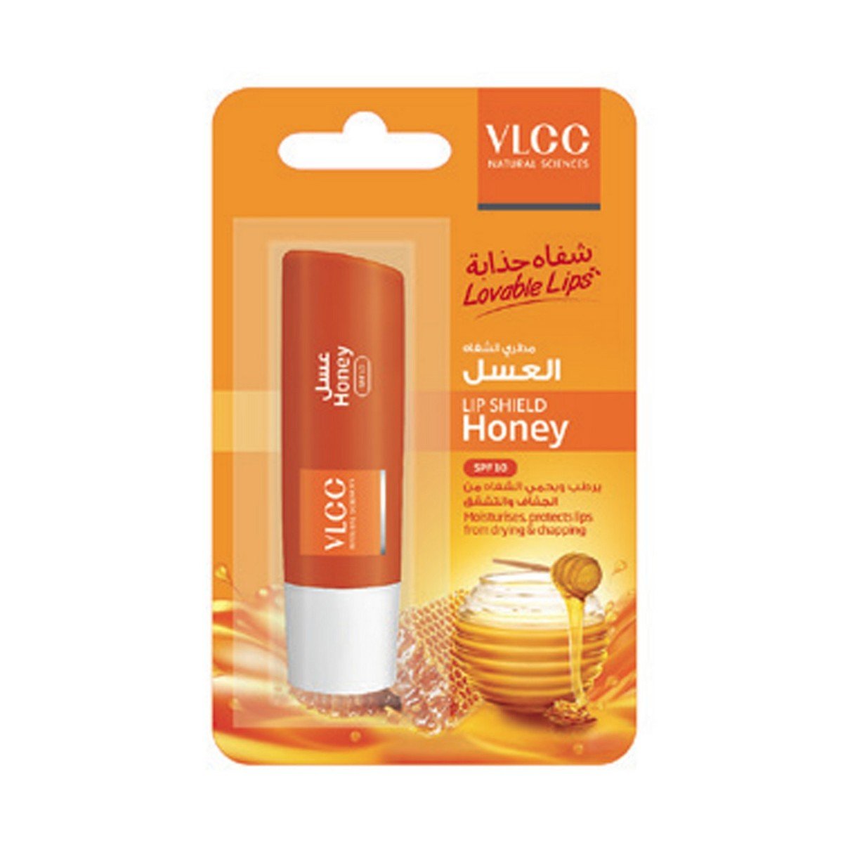 VLCC Lip Shield Honey with SPF10 4.5 g