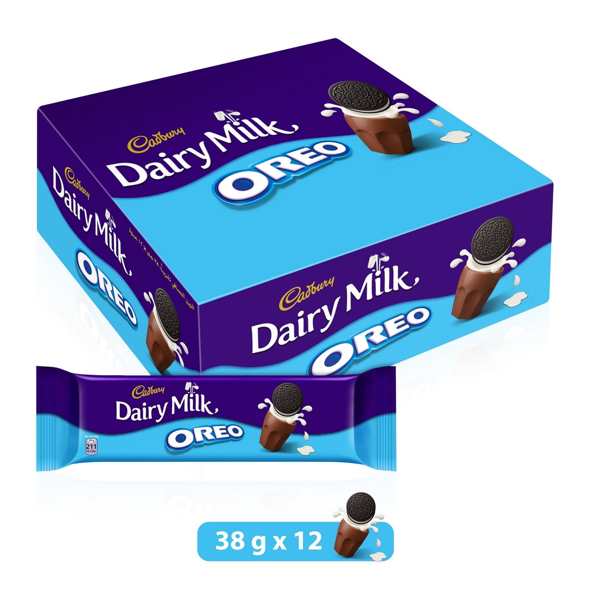 Cadbury Dairy Milk Oreo Bar  12 x 38 g