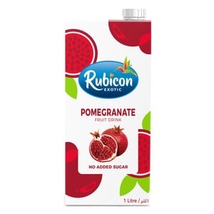 Buy Rubicon Pomegranate No Added Sugar Fruit Drink 1 Litre Online at Best Price | Fruit Juice Tetra | Lulu Kuwait in Kuwait