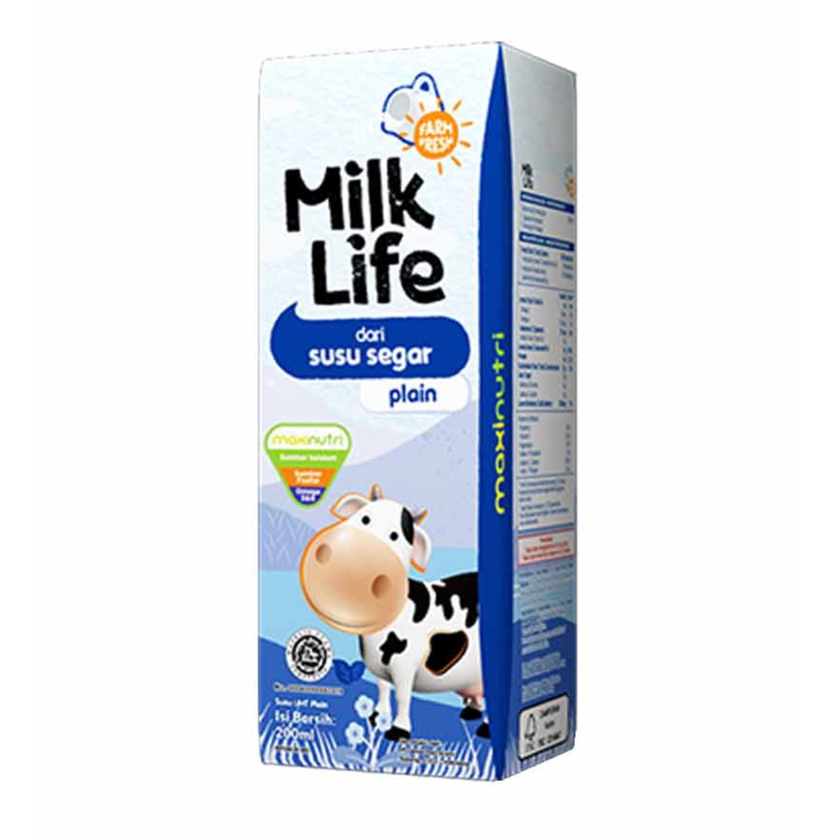 Milk Life UHT Milk Plain 200ml