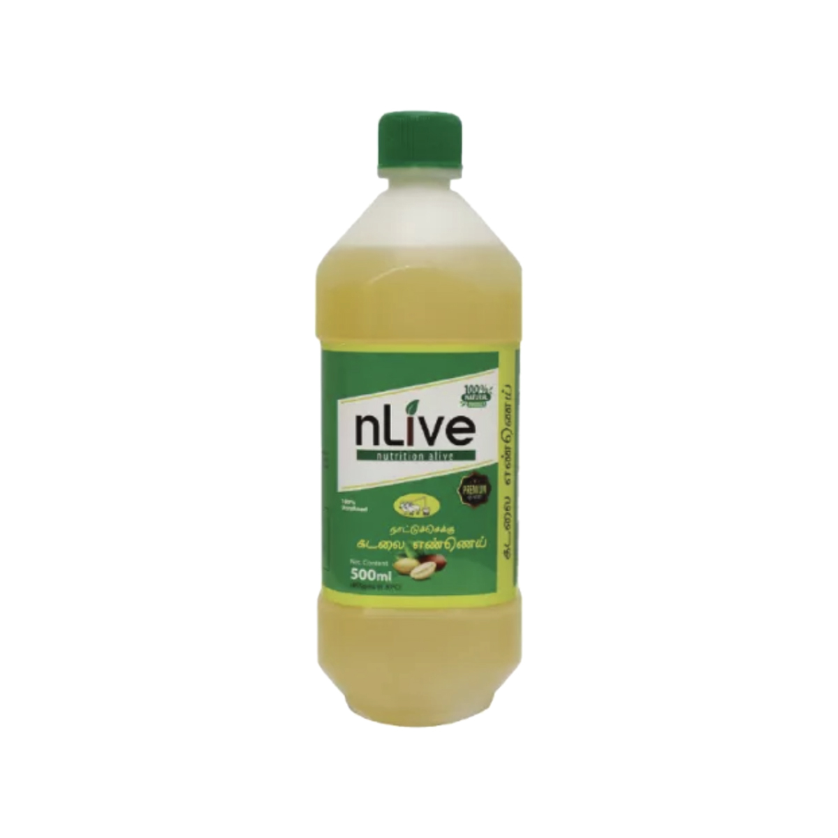 Nlive Cold Pressed Groundnut Oil 500ml