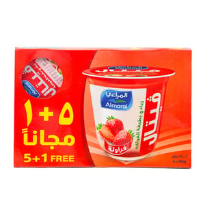 Almarai Fruit Yogurt Strawberry 140 g 5+1