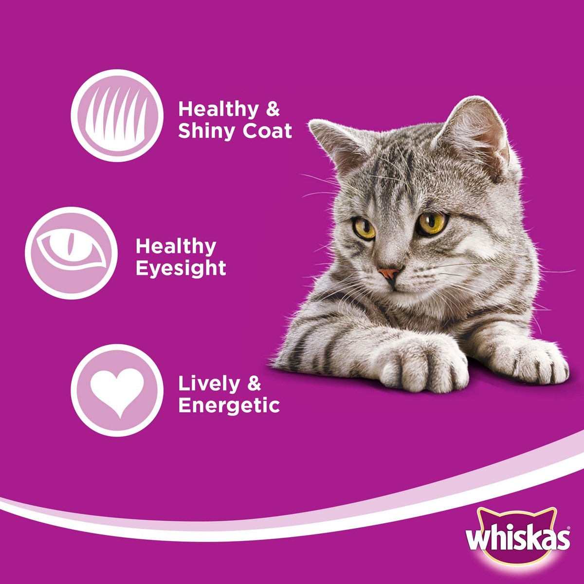 Whiskas Temptations with Chicken and Cheese Cat Treats 60g