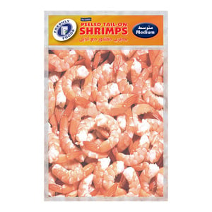 Freshly Foods Frozen Peeled Tail-On Shrimps Medium 2 x 400g