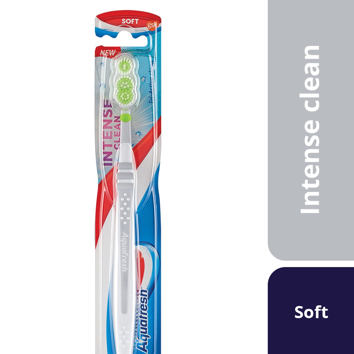 Aquafresh Intense Clean Toothbrush Soft Assorted Color 1 pc