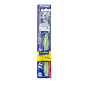 Trisa Profilac White Medium Toothbrush Assorted 1pc