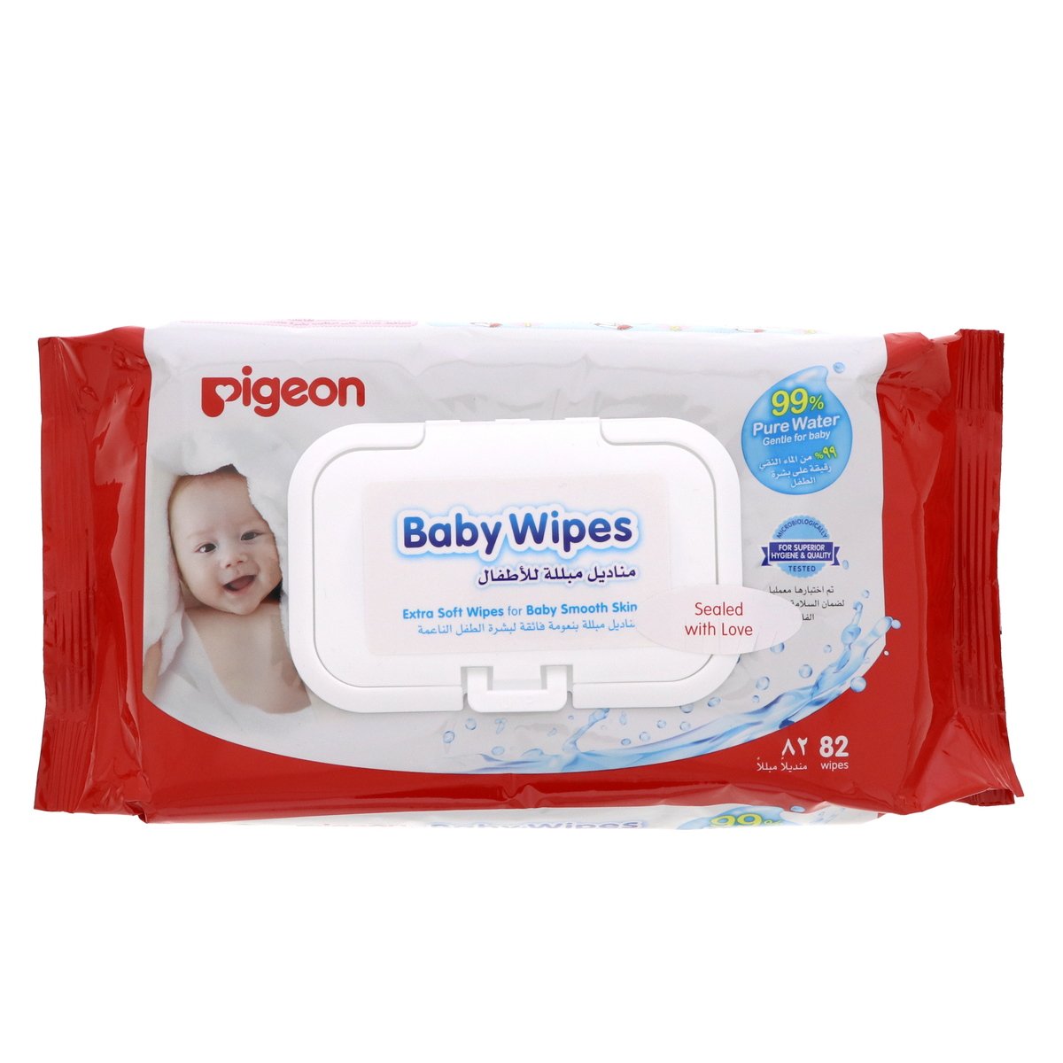 Buy Pigeon Baby Wipes 82 pcs Online at Best Price | Baby Wipes | Lulu KSA in Saudi Arabia