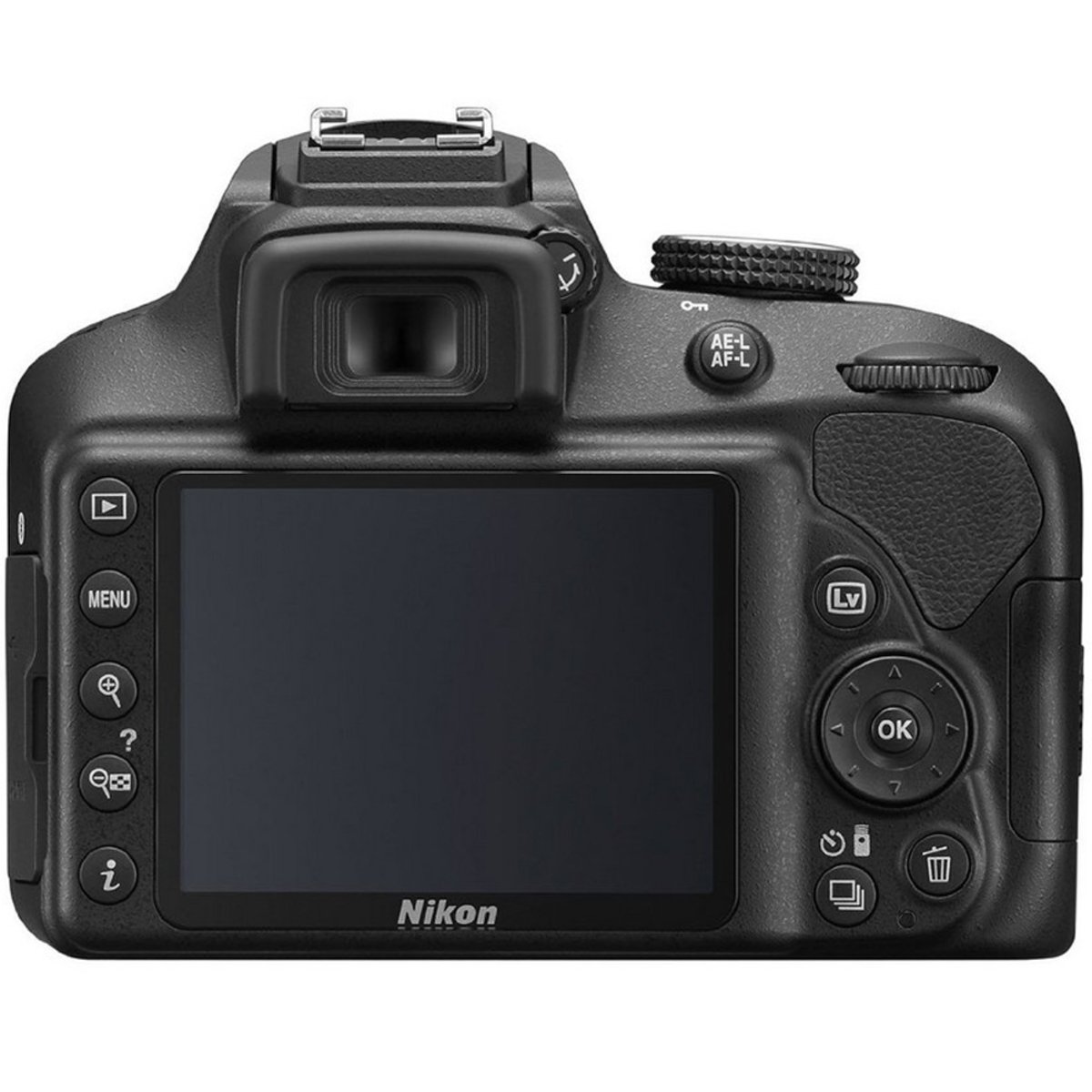 نيكون كاميرا اس ال ار س أسود  D3400  + AF-P 18-55