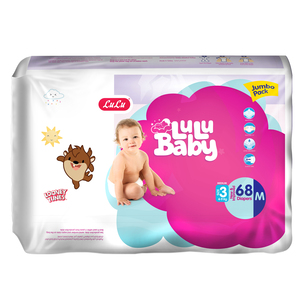 LuLu Baby Diaper Size 3 4-9kg Medium 68pcs